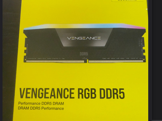 Corsair Vengeance RGB 32GB (2×16GB) DDR5-6000 CL30 — не вскр