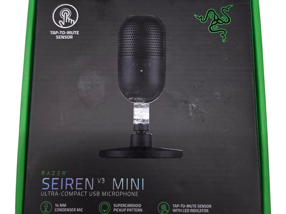 Mikrofon Razer Seiren v3 mini + USB + karp
