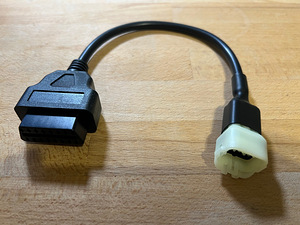 OBD2 OBDII KTM 6-pin Connector Adapter (1 foto / 3)