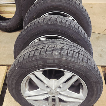 16" диски Volkswagen 5x112 с нешипованными шинами 205/60/16