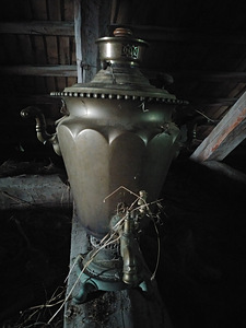 Samovar, pööningu leid, vana (1 foto / 9)