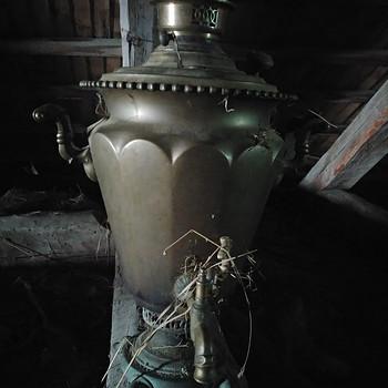 Samovar, pööningu leid, vana