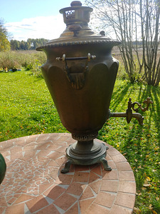 Samovar, pööningu leid, vana (3 foto / 9)