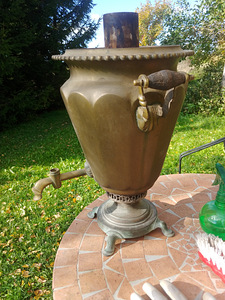 Samovar, pööningu leid, vana (5 foto / 9)