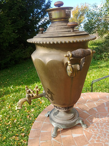 Samovar, pööningu leid, vana (6 foto / 9)
