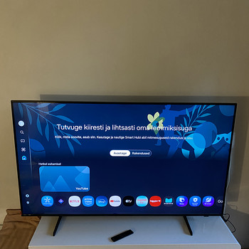Praktiliselt uus Samsung 55" QLED teler + garantii