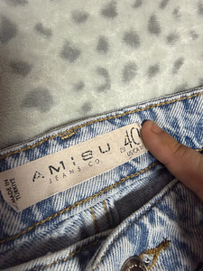 Джинсы широкие AMISU Jeans Co, EU 40 / L, светло-голубые (2 фото из 2)