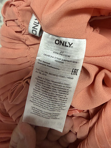 Kombinesoon ONLY, suurus 36 / S, virsikukarva, plisseeritud, suvine (1 foto / 4)