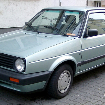 VW Golf II esiklaas