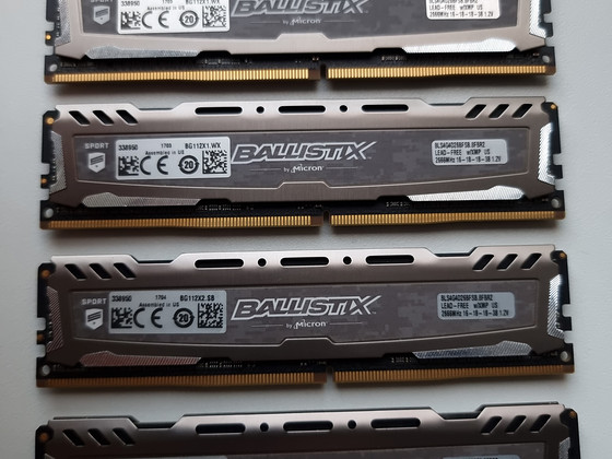 Crucial Ballistix Sport DDR4 16GB 4x4GB 2666Mhz