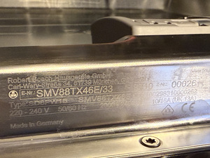 Bosch Serie 8 SMV88TX46E/33 – vajab remonti (7 foto / 7)