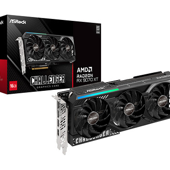 Videokaart AMD ASRock RX 9070 XT Challenger 16GB