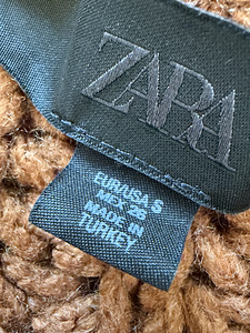 Zara kootud kampsun, suurus S uus (6 foto / 7)