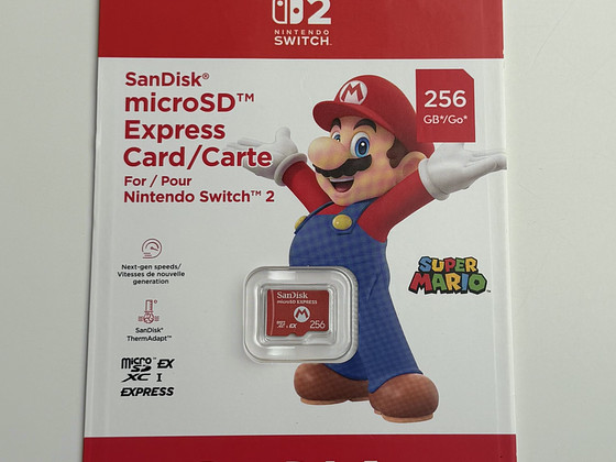 SanDisk MicroSD Express Card 256GB for Nintendo Switch 2