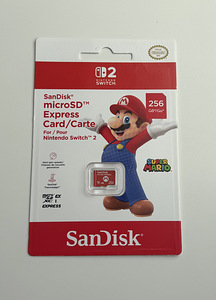 SanDisk MicroSD Express Card 256GB for Nintendo Switch 2 (1 foto / 2)