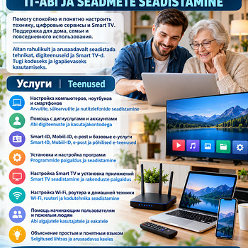 IT-abi kodus: Smart TV, nutitelefonid, Wi-Fi ja programmid