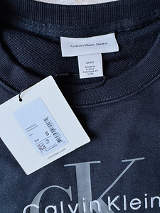 Calvin Klein Jeans Logo Sweatshirt – Black, S Brand new (3 foto / 4)