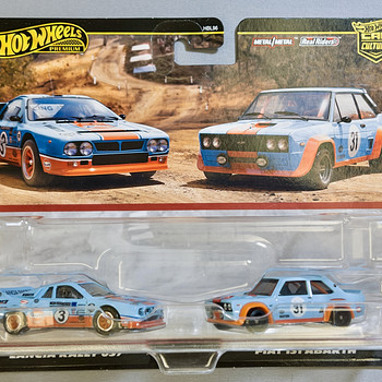 HW Premium 2-Pack Lancia Rally 037 / Fiat 131 Abarth