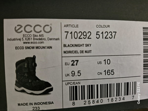 Ecco talve saapad poisile 27,28 (8 foto / 9)