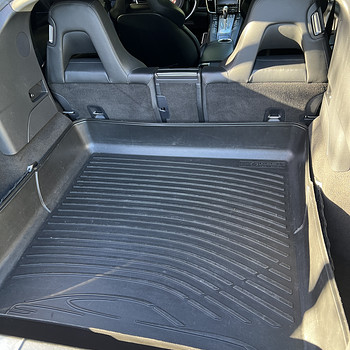 Пластиковый коврик в багажник Porsche Panamera, оригинальный