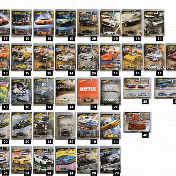 Hot Wheels Premium valik, RLC, Chase, mudelautod