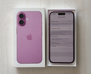 Apple iPhone 16 Pink 128GB nagu uus! Aku 93% (8 foto / 8)