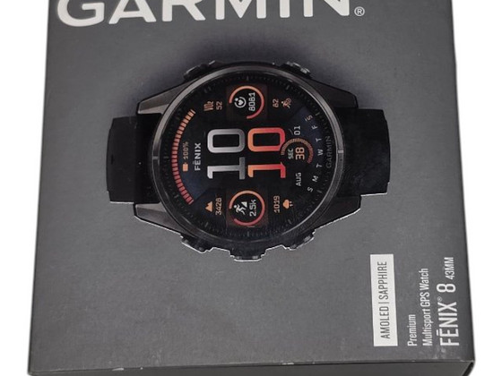 Смарт часы Garmin Fenix 8 43mm + чек + коробка