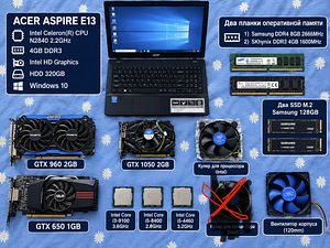 Комплектующие для ПК — GTX / Intel / SSD / RAM + ноутбук | В (1 фото из 1)