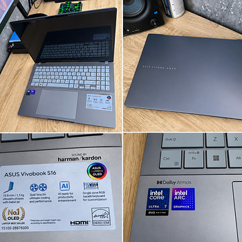 ASUS Vivobook S 16 OLED S5606CA / Ultra 7 / 16 GB / 1 TB