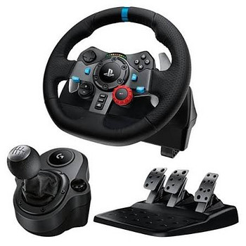Logitech G29 rool, pedaalid, käigukast Sony PS4/PS5/PC-le