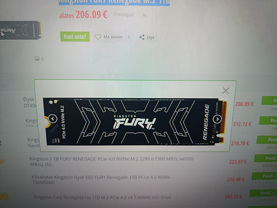 Kingston FURY Renegade M.2 1TB