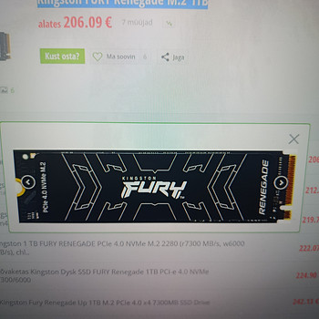 Kingston FURY Renegade M.2 1TB