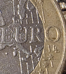 1 евро Финляндии 1999 года. Дефектный с обеих сторон. (8 фото из 10)