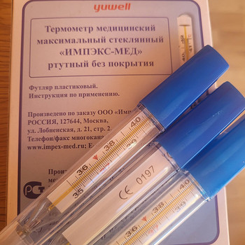 Elavhõbedaga Termomeeter