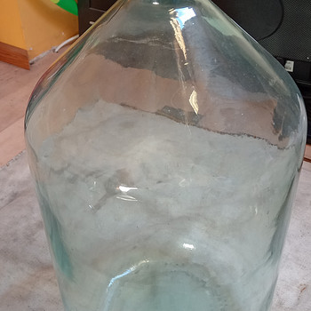 20l klaaspudel korgiga