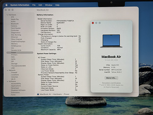Apple Macbook Air 13 M3 8/256GB SpG ENG/RUS nagu uus Aku 98% (6 foto / 6)