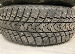 16" MB Mercedes диски 5x112 зимние шины шипованные шины новые (6 фото из 7)