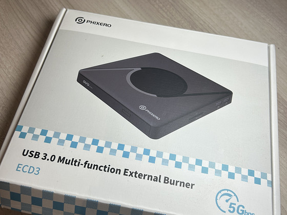 Phixero ECD3 väline DVD/CD-kirjutaja USB 3.0