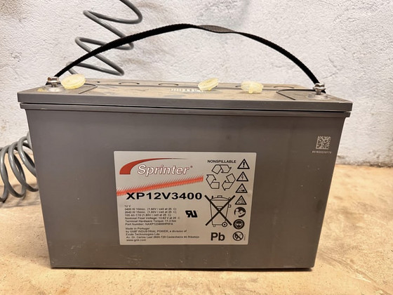 Aku Exide Sprinter 105Ah XP12V3400