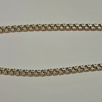 Серебряная цепочка Bismark позолоченная 57 см