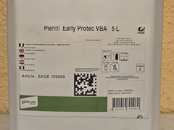 Пропитка для защиты бетона Pieri Early Protec VBA