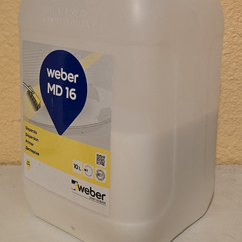 Праймер перед заливкой бетона Weber MD 16