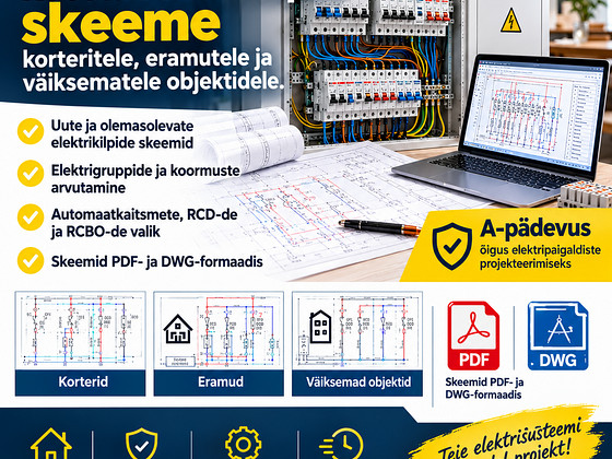 ELEKTRIKILPIDE PROJEKTEERIMINE JA ÜHEJOONISSKEEMID
