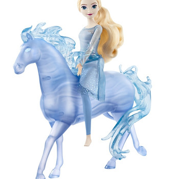 DISNEY FROZEN nukk Elsa ja hobune Nokk