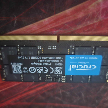 Crucial 16gb DDR5 so-dimm + adapter,et lauaarvutis kasutada
