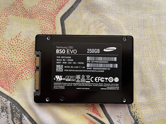 Samsung 850 EVO 250gb