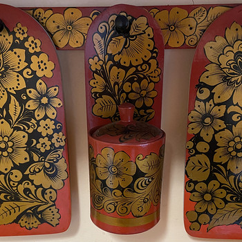 Vintage Hohloma komplekt (4 osa)
