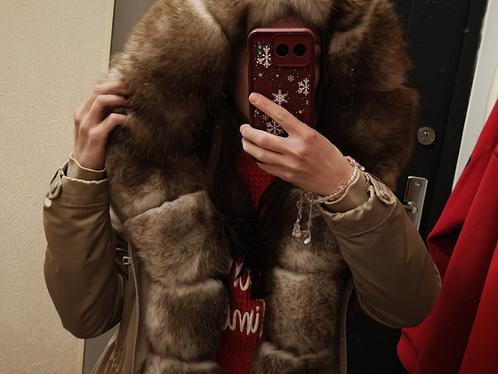Парка с мехом