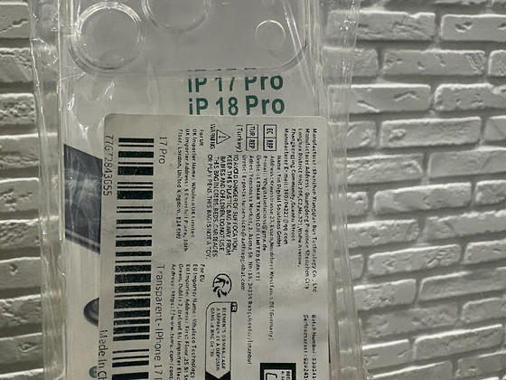 Apple iPhone 17, 18 Pro ümbris