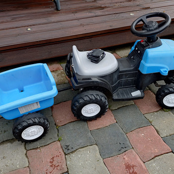 Laste elektriline traktor haagisega
